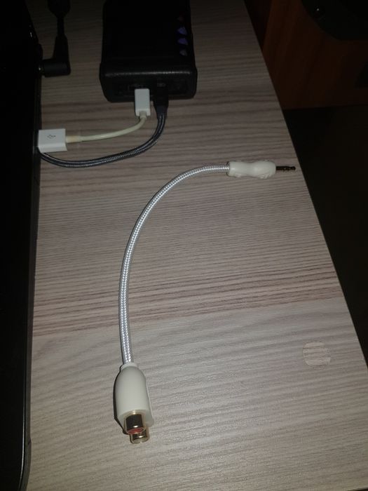 Cablu splitter 1 x Jack3.5 tata la 2 x RCA mama Audioquest FLX Mini/RC