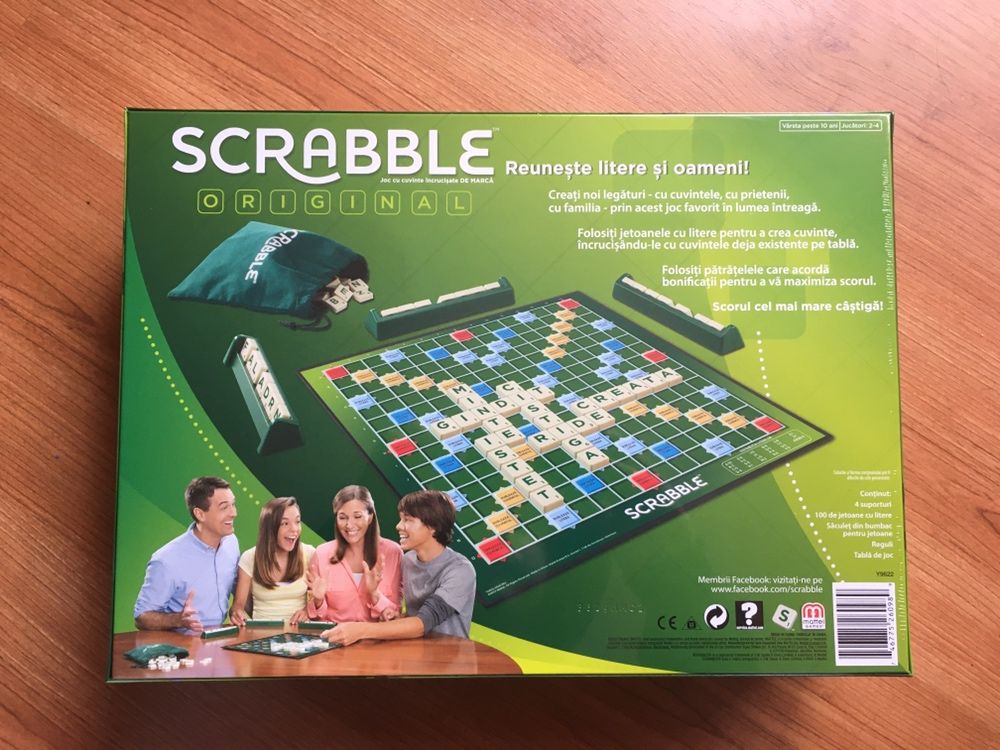 Joc de Societate Scrabble original !!! Nou sigilat !!!