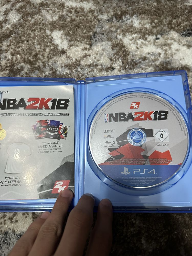 Игра NBA 2K18 PS4
