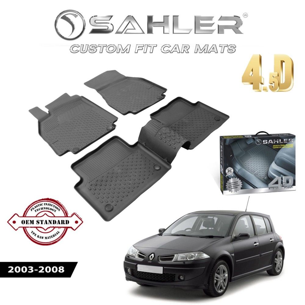 Гумени Стелки SAHLER 4D RENAULT MEGANE 2 2003 - 2008