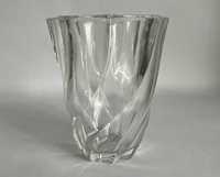 Vaza vas cupa pocal sticla cristal marcata Art Biedermeier