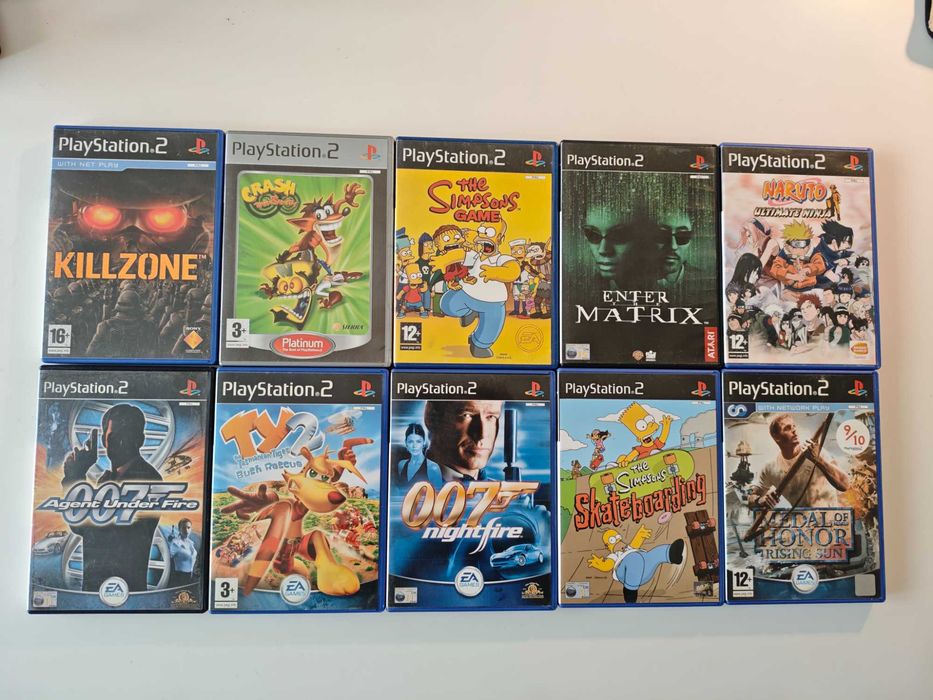 Продавам игри за Playstation 2 PS2 - Max Payne, Simpsons, Narnia