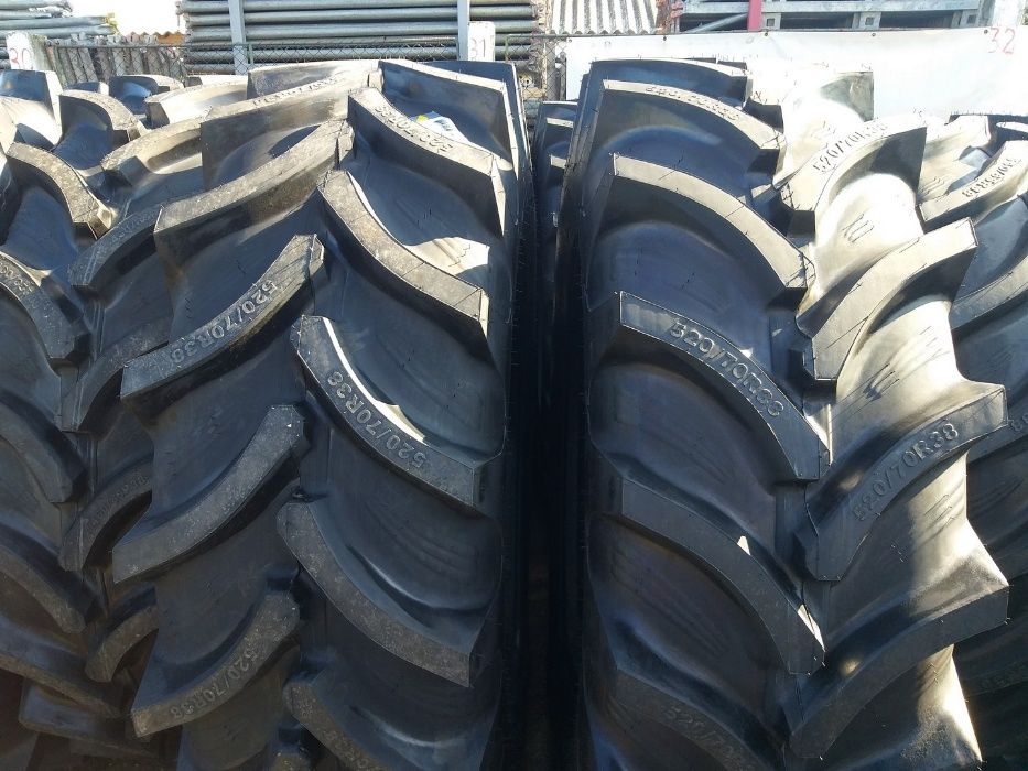 Cauciucuri noi de tractor 520/70R38 OZKA RADIALE tractor spate pneuri