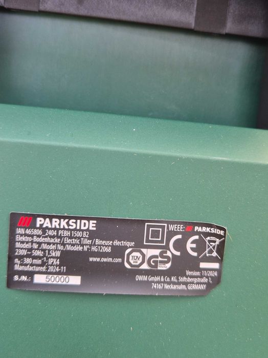 Vind motosapa electrica nou, 450 Ron negociabil