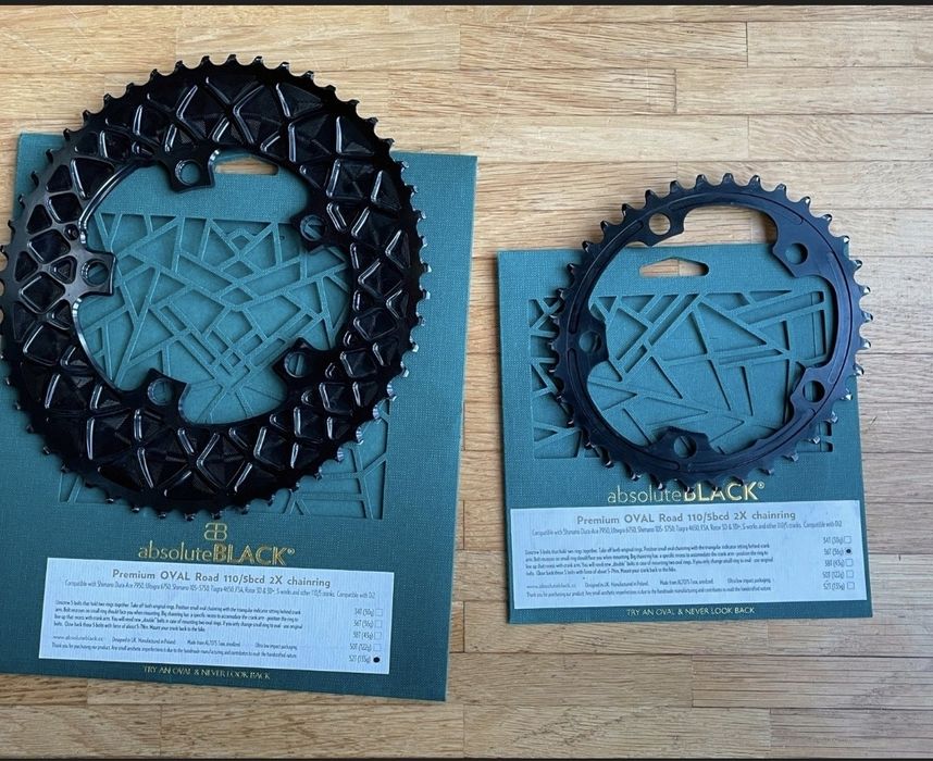 Absolute Black Ovale 52/36