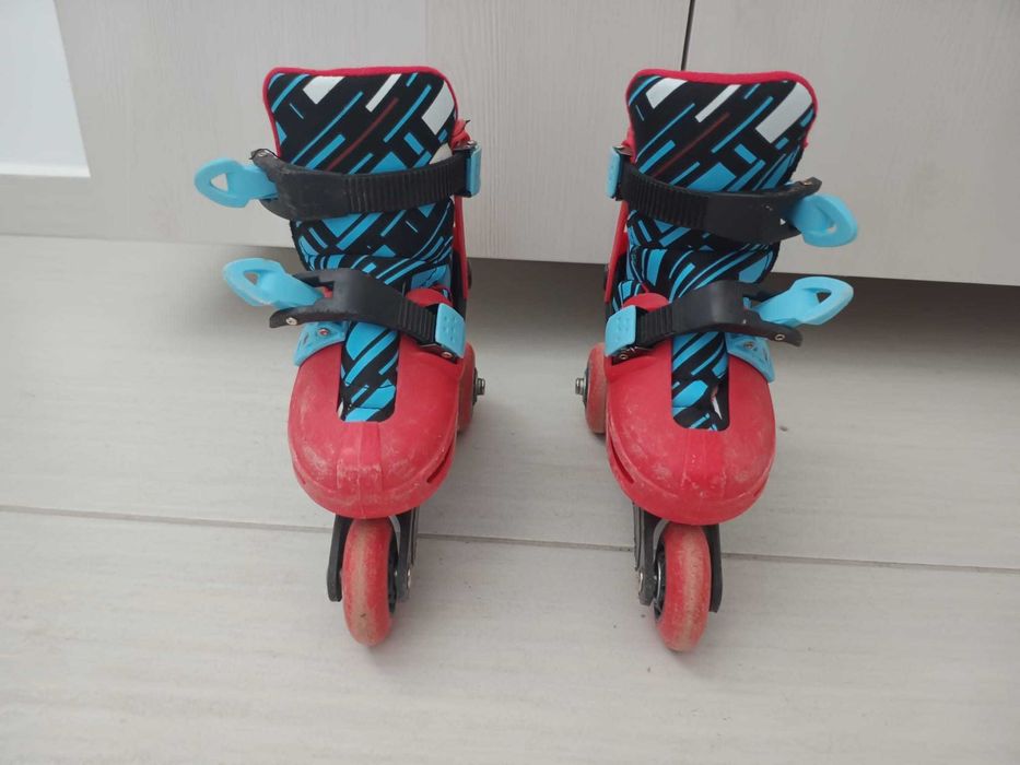 Patine cu role reglabile copii, mărime 27-30