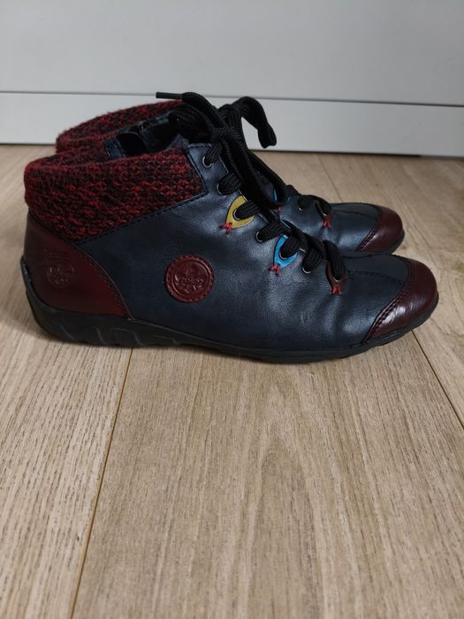 Ghete piele speaker Rieker, impecabiler, 41