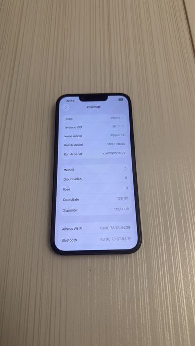 Iphone 14 / 128 Gb / Black