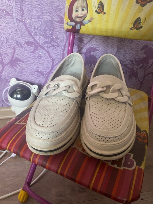 Кожаные лоферы производства Пекин