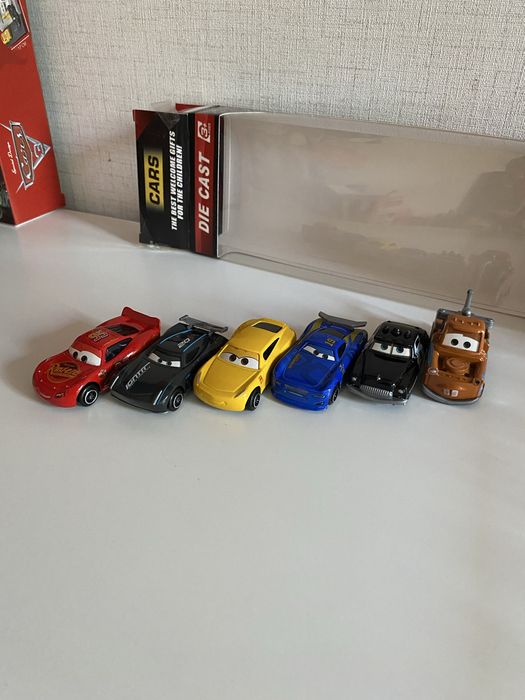 Макуин, McQueen - Комплект метални коли - 6 броя