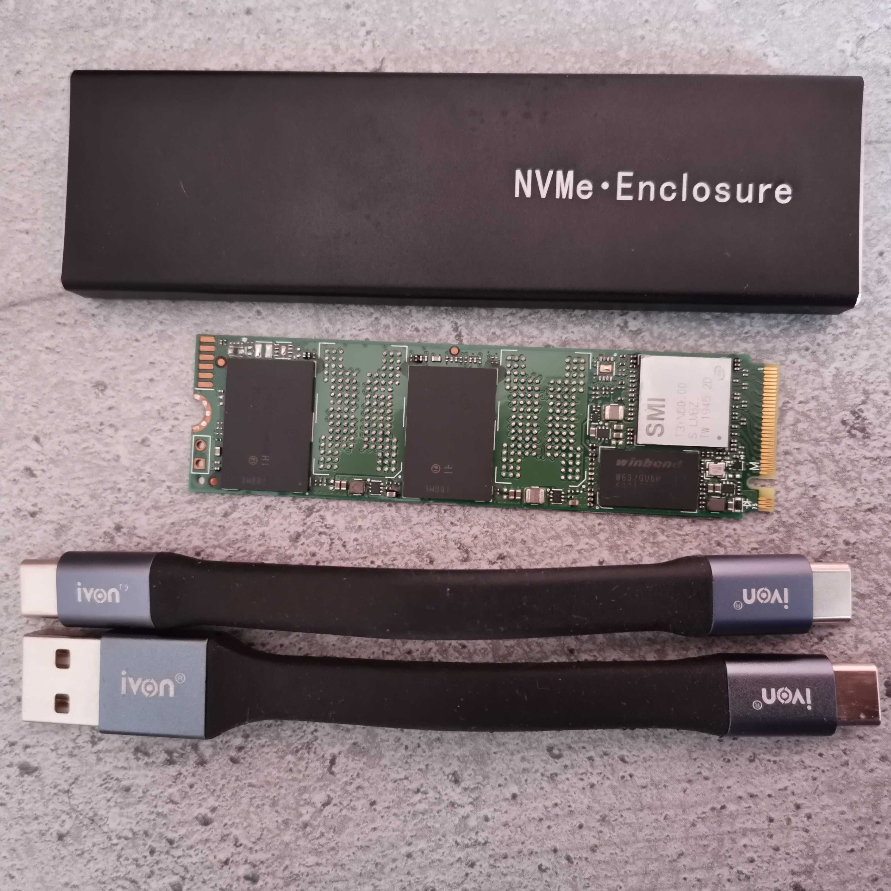 SSD extern M.2 NVMe USB si tip C
