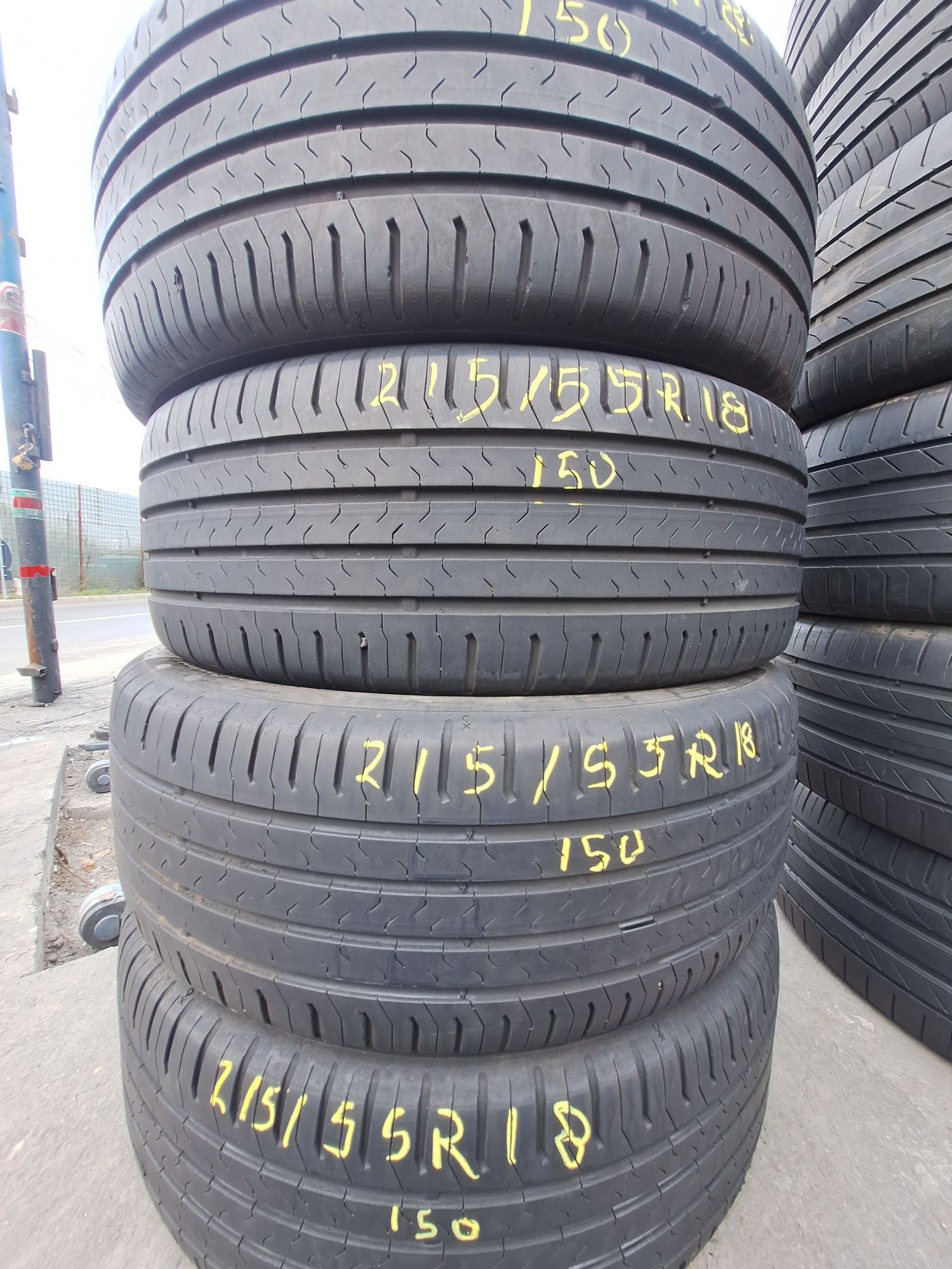 4 anvelope vara 215/55r18 Continental Montaj Gratuit