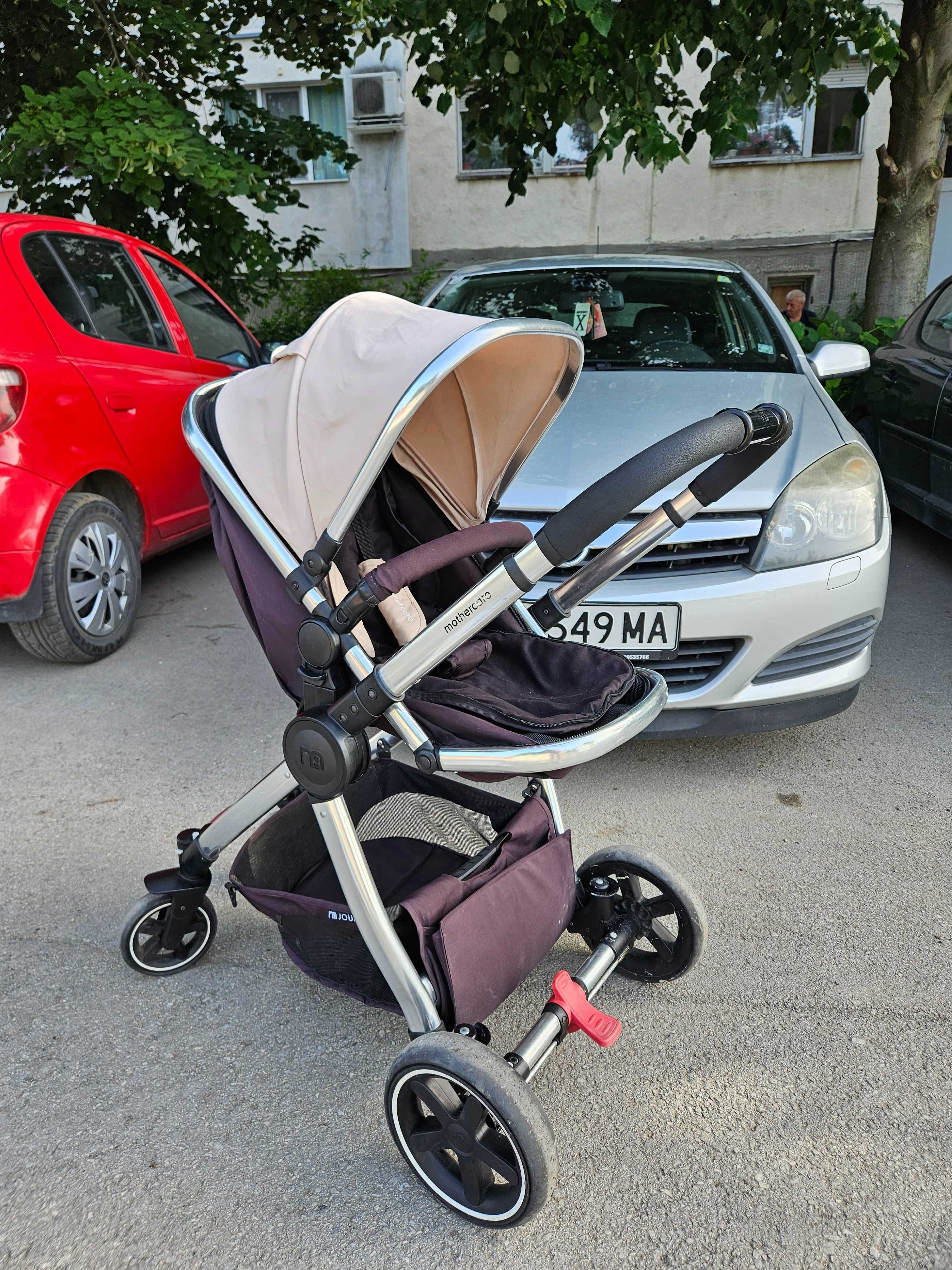Количка + кош за новородено mothercare journey travel system