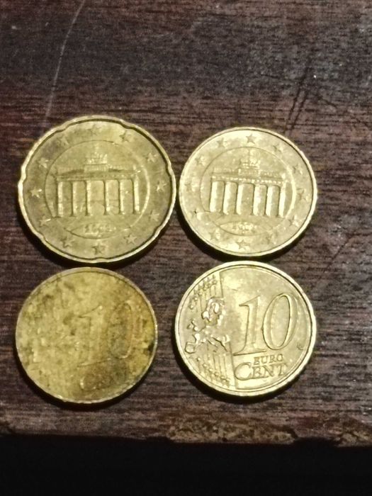 Продавам евро центове от 1999 до 2024 година и от 1 цент до 50 цента