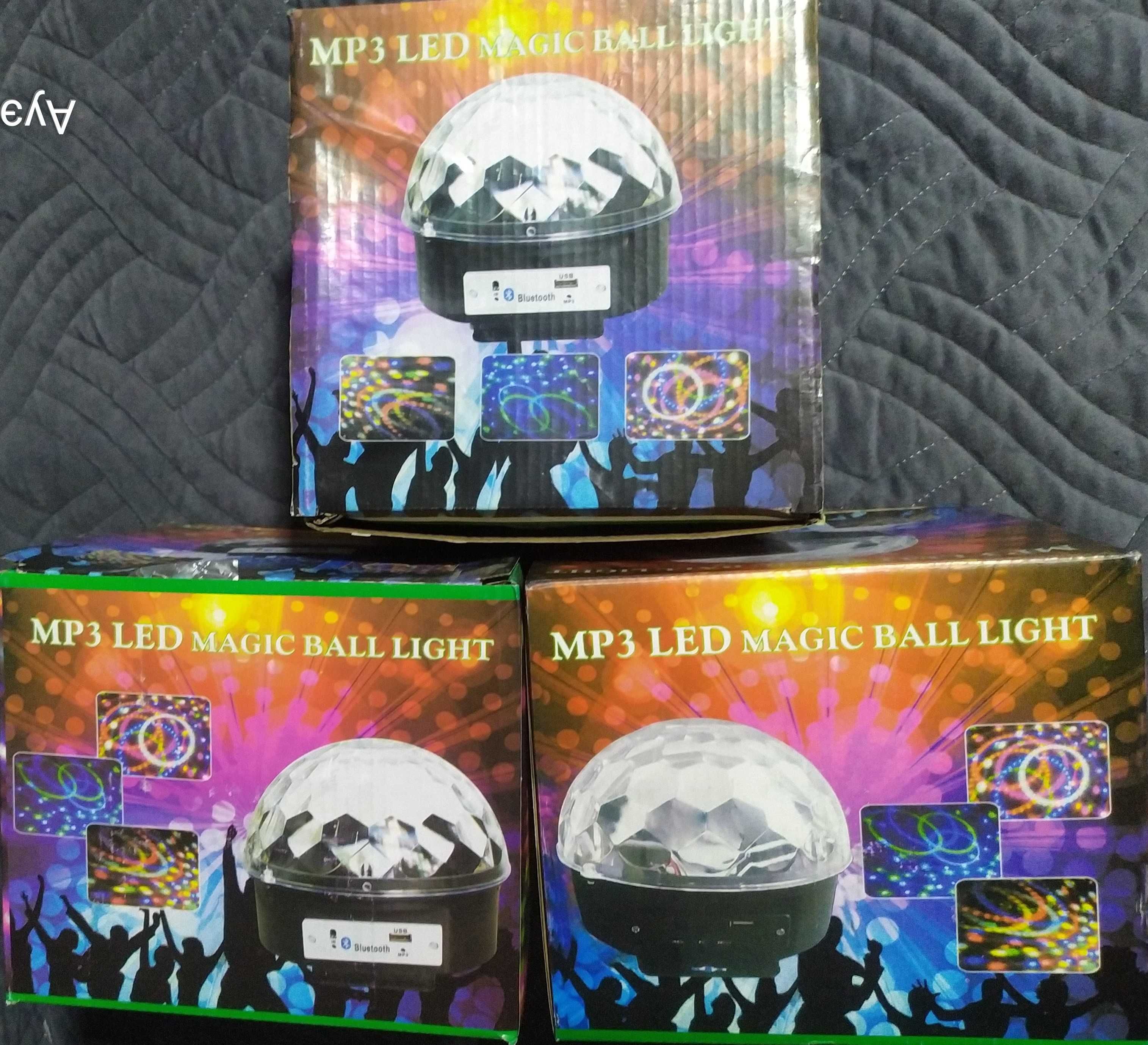 Светодиодная колонка светомузыка Led CRYSTAL Magic Ball.НОВАЯ.ДОСТАВКА