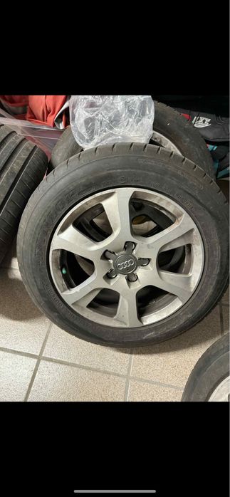 Jante Audi 225/55 R16 plus cauciucuri