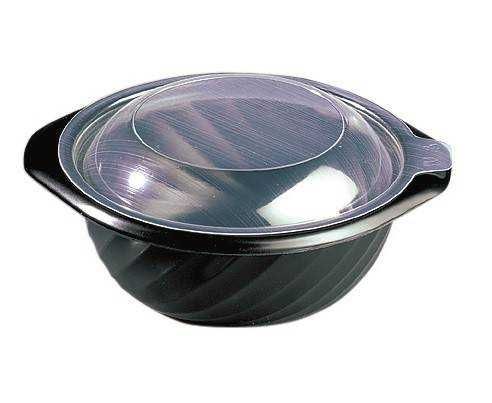 600 bucati x recipient microunde plastic bol capac delivery fast food