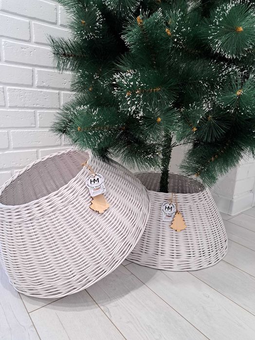 Юбочка для ёлки. Плетение из эколозы