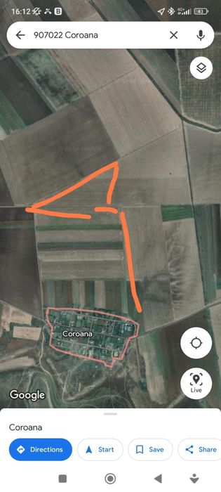 Vanzare 10 ha teren agricol extravilan zona Negru Voda, Zona Albesti