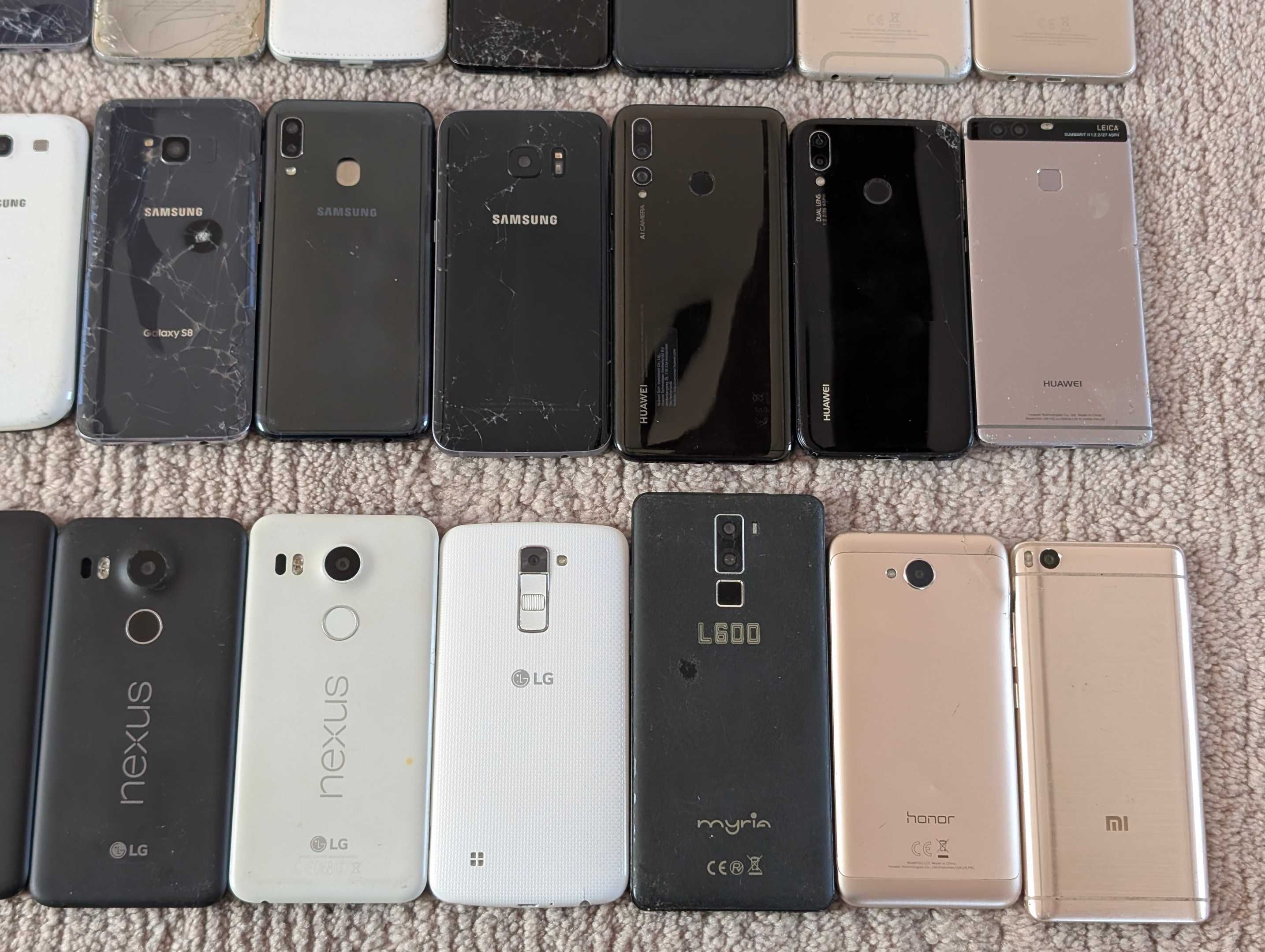 Telefoane DEFECTE pt piese Samsung, Honor, Huawei, LG, Xiaomi