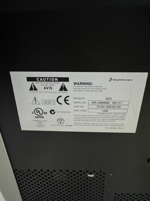 Digidesign mixer Digi 003 Pro