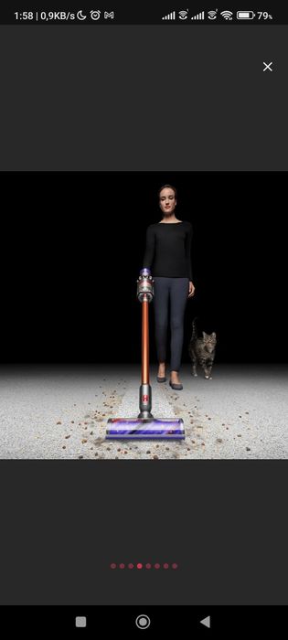 DYSON-V10-AbsoluteAspiratorVertical, 0.76l, original, in garantie.