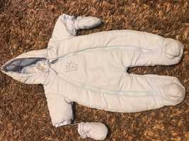 Бебешки гащеризон космонавт ромпър tiny ted 3-6 месеца, нов без етикет