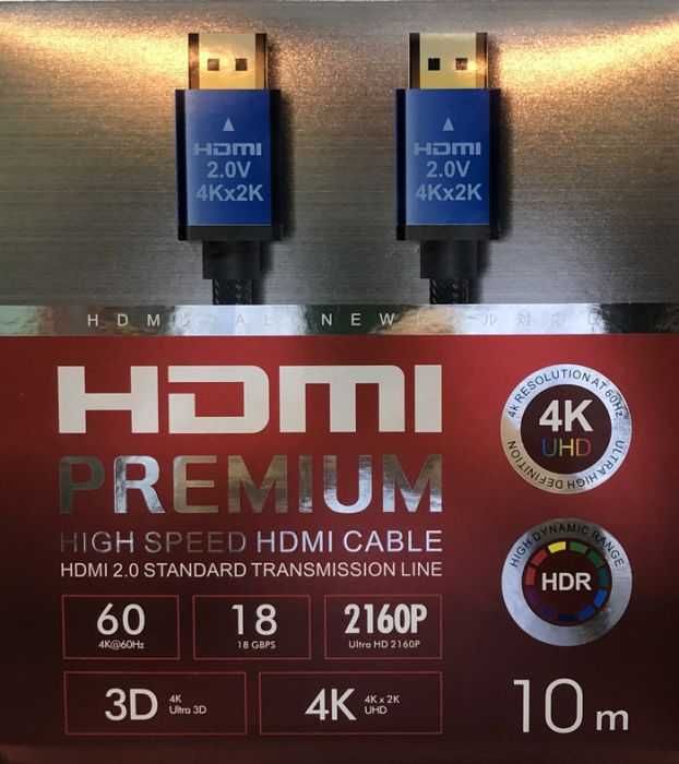HDMI Premium 4K Cable 1м/5м/20м