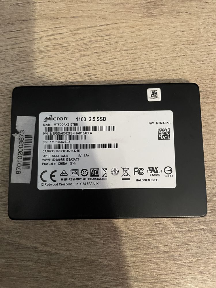 ssd 512,256gb и m2 512,240gb