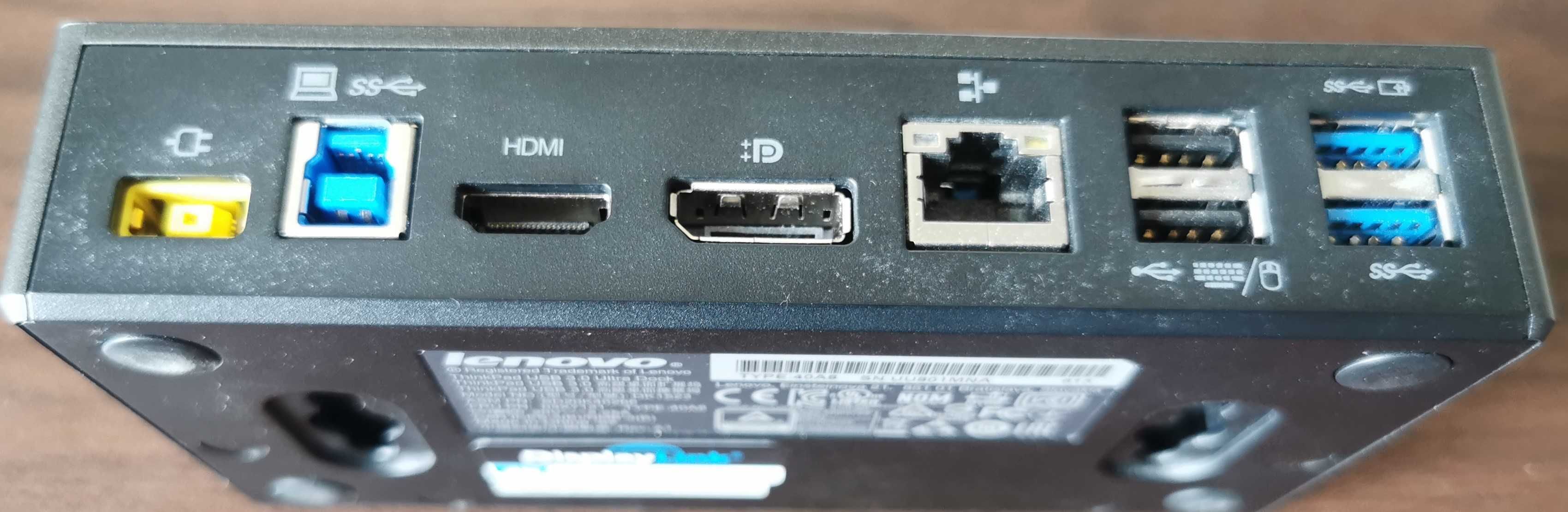 Lenovo ThinkPad USB 3.0 Ultra Dock, suport 4k