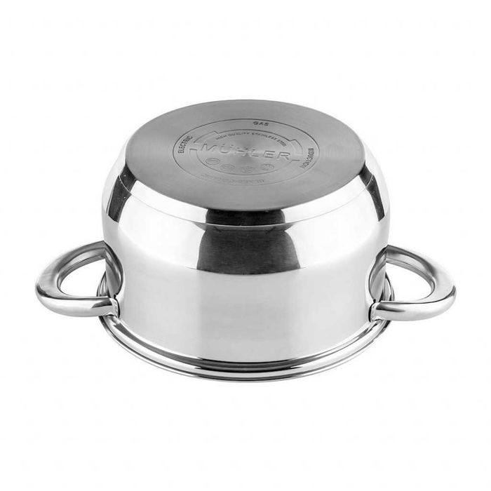 ШОК- Комплект съдове за готвене Muhler от 12 части, неръждаема стомана