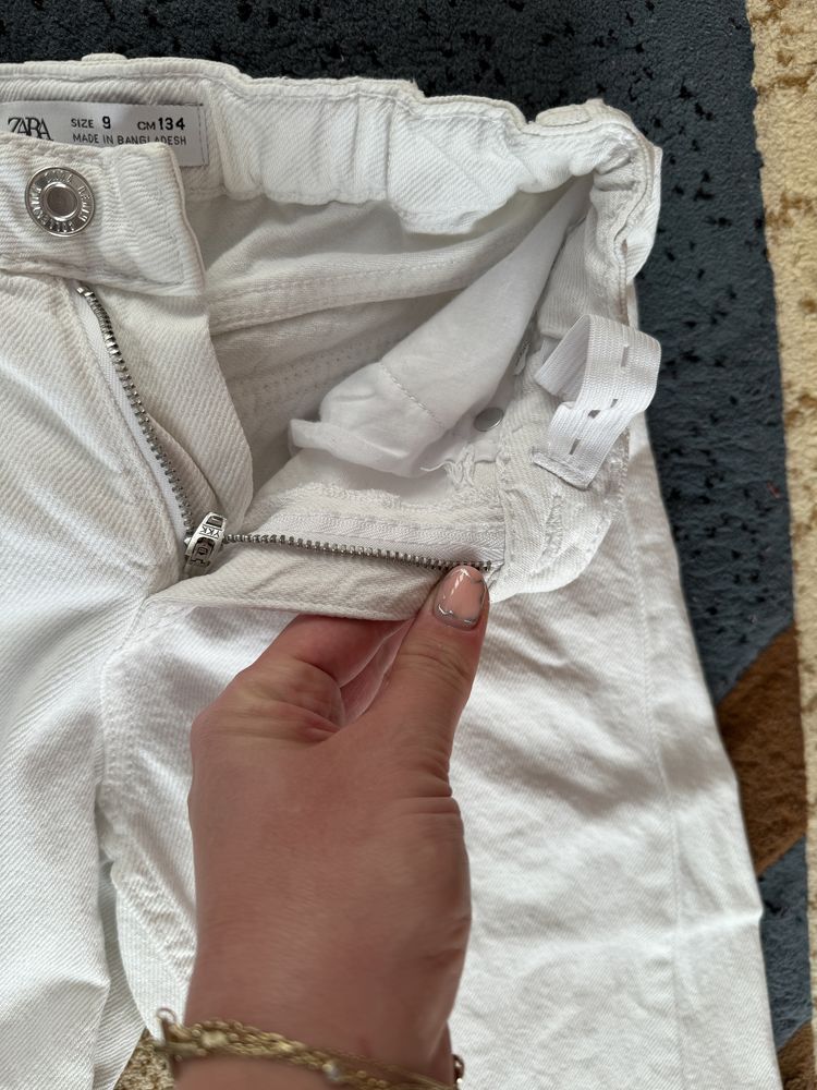 Pantaloni/Blugi Zara pentru fete , 134 cm