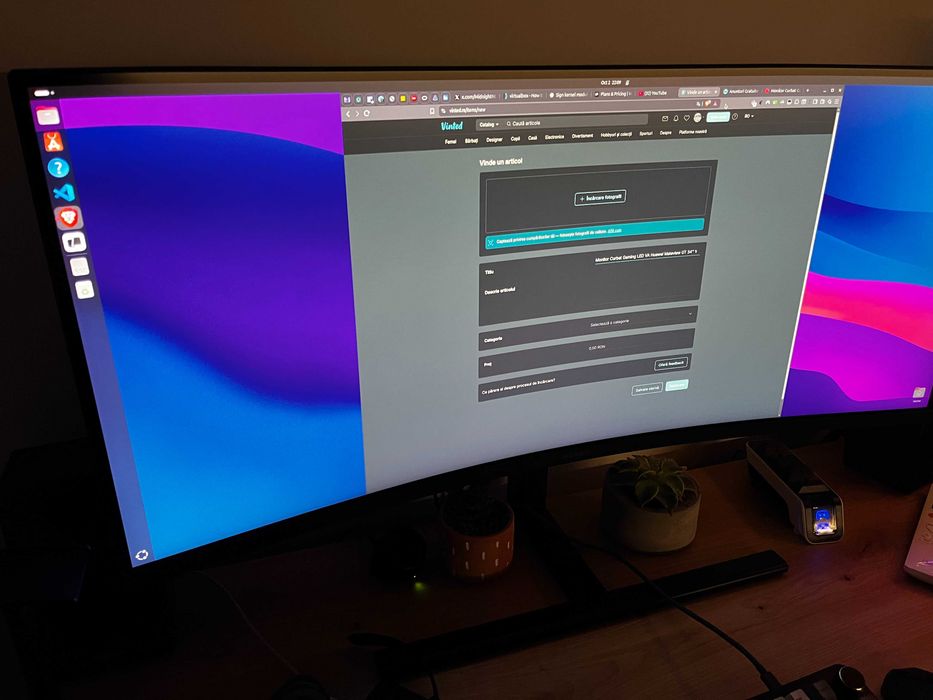 Monitor Curbat Gaming LED VA Huawei Mateview GT 34'' WQHD, 165Hz