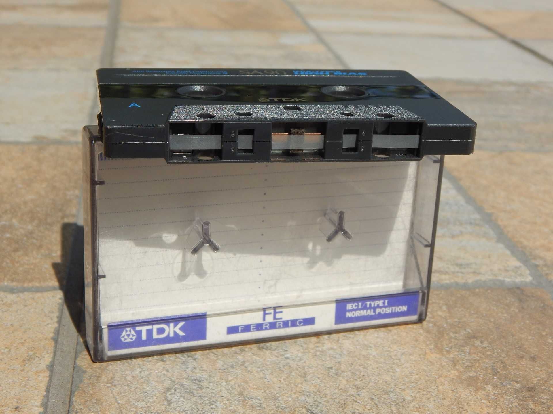 Caseta audio SA90 TDK FE Ferric Japonie cu cutie uzata nefunctionala
