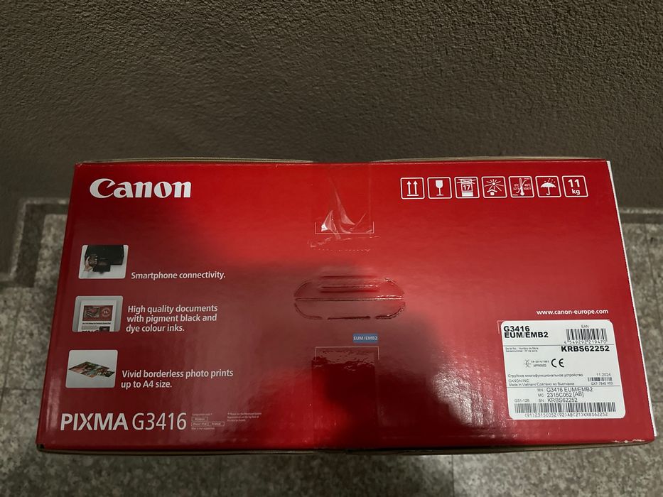 All-in-One Printer CANON PIXMA
Принтер Canon Pixma G3416