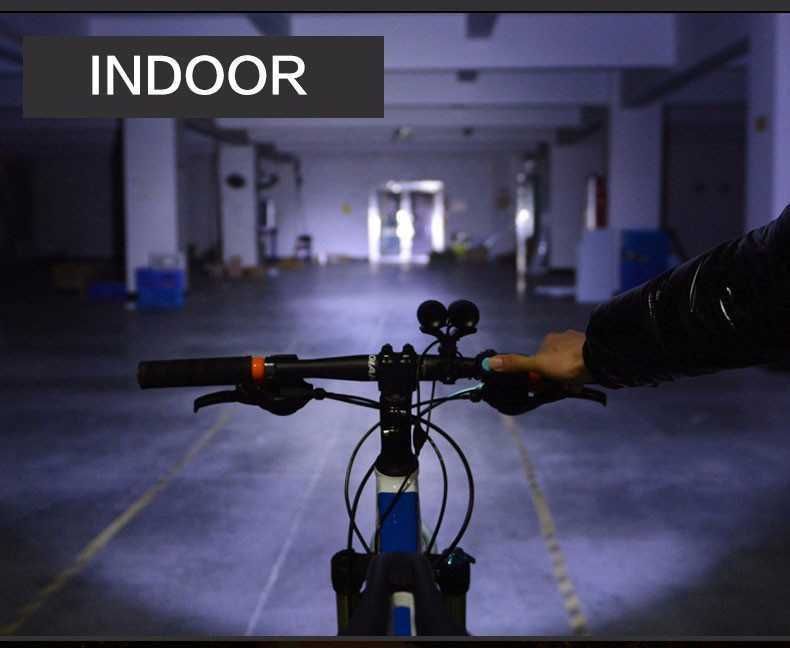 Far Bicicleta 2 Led Cree T6 Lanterna Frontală  Acumulator OFERTA!