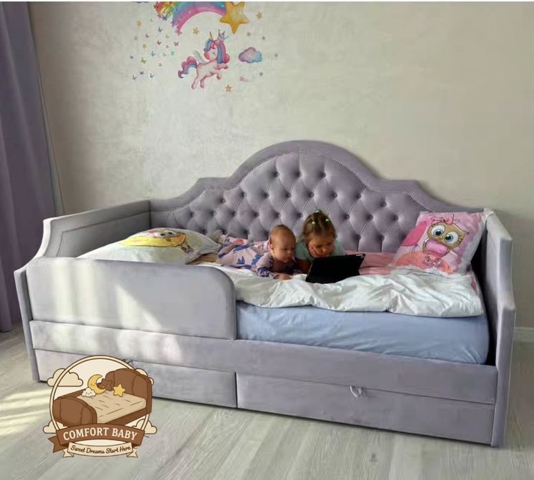 Детская мягкая кровать-диванчик