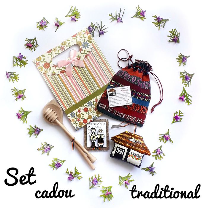 Set cadou handmade inspirat din tradițional