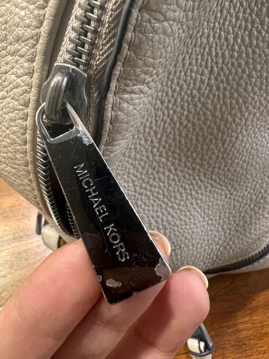 Rucsac ghiozdan MK bej în stare bună original