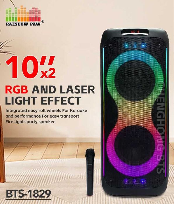 Boxa portabila Bluethooth MP3 USB Fm Brodu BTS-1829 100W