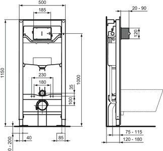 Структура за вграждане Ideal Standard