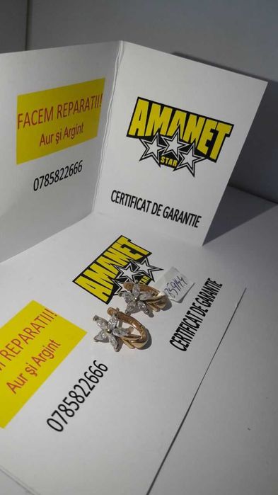 cercei 14k star amanet(m2)