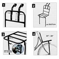 Portbagaj bicicleta - nou - marime universala