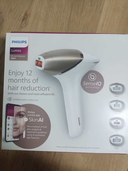 Epilator philips lumea ipl seria 9900 nou original sigilat sense iq