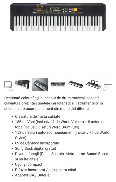 Orga Pian electronic Yamaha ca nou