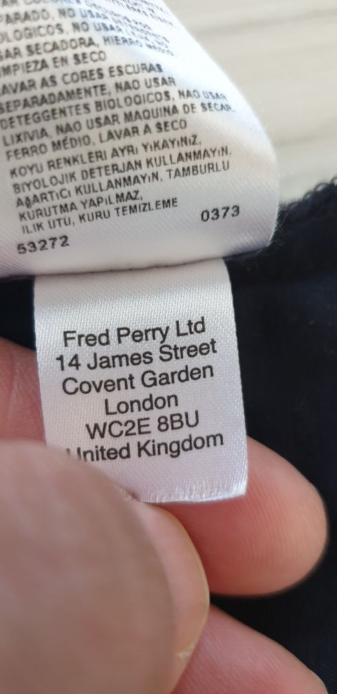 Fred Perry Pima Cotton Short / 34 НОВО! ОРИГИНАЛ! Мъжки Къси Панталони