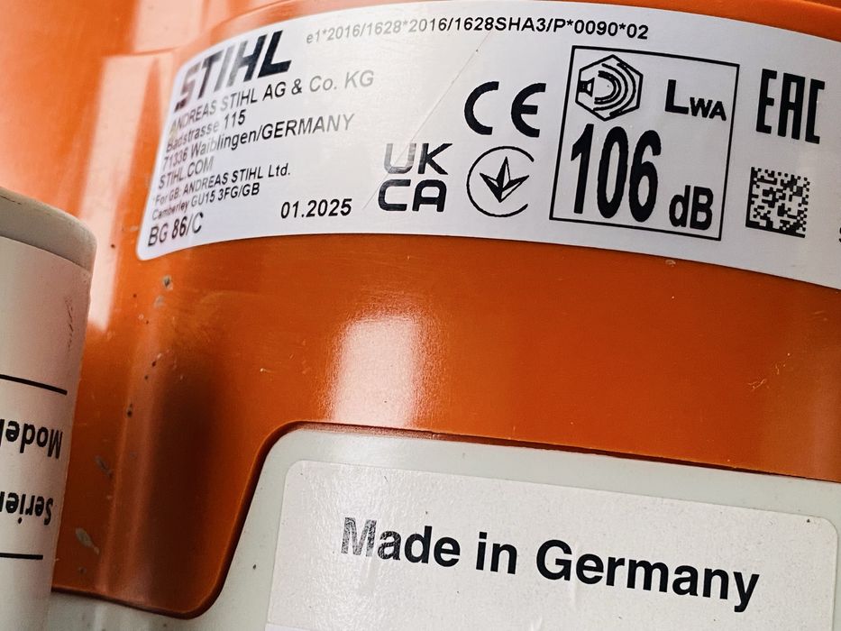 Stihl suflanta frunze BG 86C