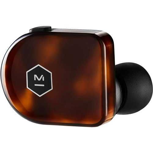 Master and Dynamic MW07 Plus tortoise shell earbuds