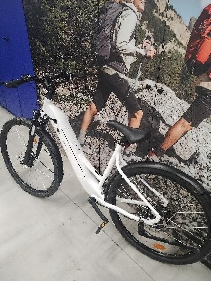 Bicicletă polivalentă electrică Cadru jos - produs resigilat Decathlon