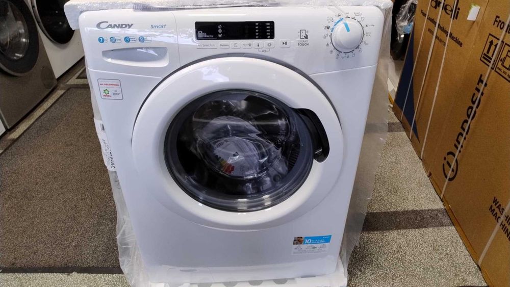 Чисто нова Пералня машина Candy 7 кг 1000 об/мин Slim Easy Iron